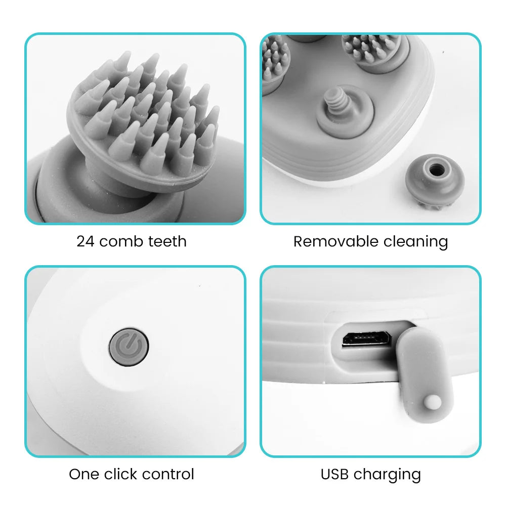 Electric Pet Head & Body Massager 🐾