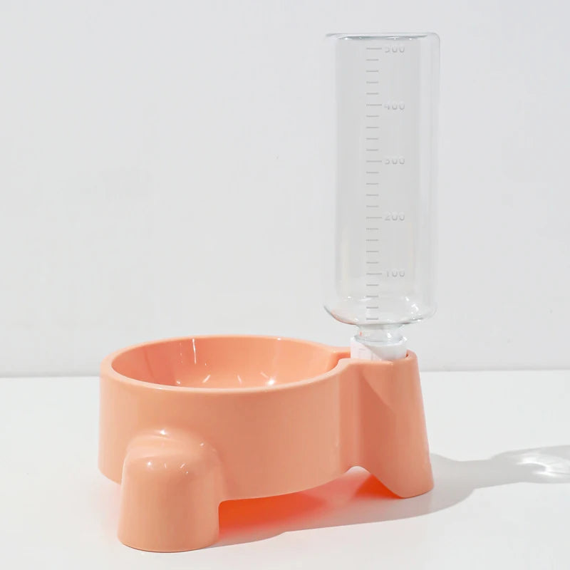 Automatic Pet Water Dispenser – Single Bowl Drinking Bottle for Cats & Puppies 🐾