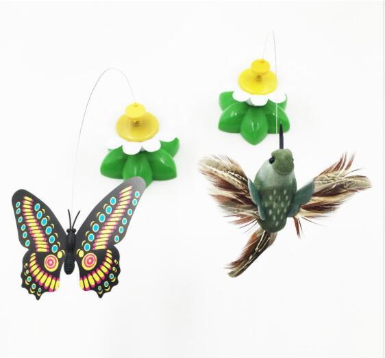 Electric Enchanting Rotating Flower Pet Toy