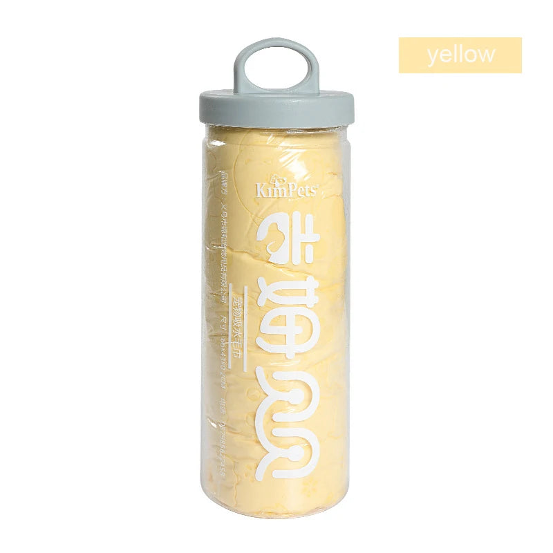 Ultra-Absorbent Pet Bath Towel – Quick-Dry, Soft & Lint-Free with Storage Bucket 🐾