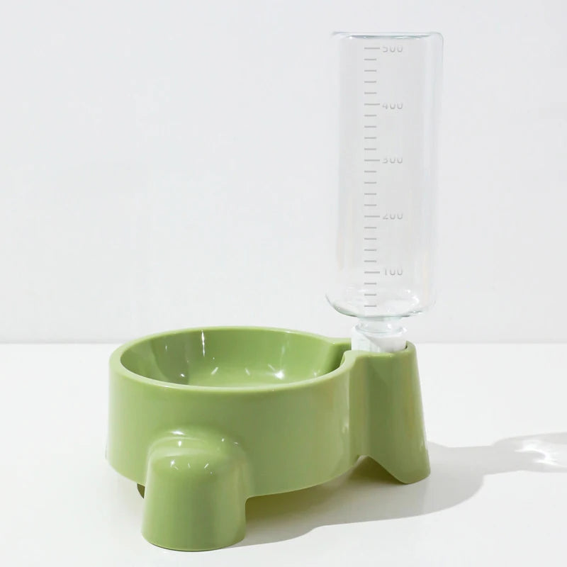 Automatic Pet Water Dispenser – Single Bowl Drinking Bottle for Cats & Puppies 🐾