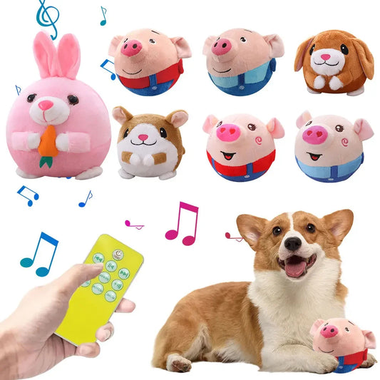 Interactive Electronic Bouncing Dog Toy Ball with Music