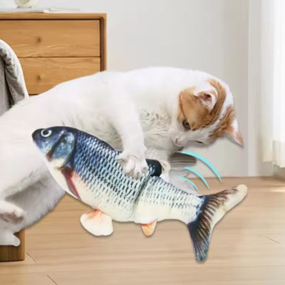 Interactive Electric Floppy Fish Toy for Cats & Dogs