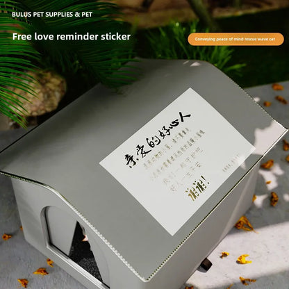 Waterproof Outdoor Pet House – Warm Foldable Sleeping Bed for Cats and Small Dogs