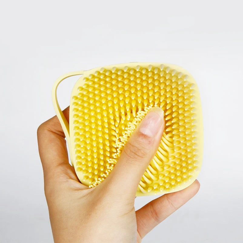 Silicone Pet Bath Massage Gloves for Dogs & Cats