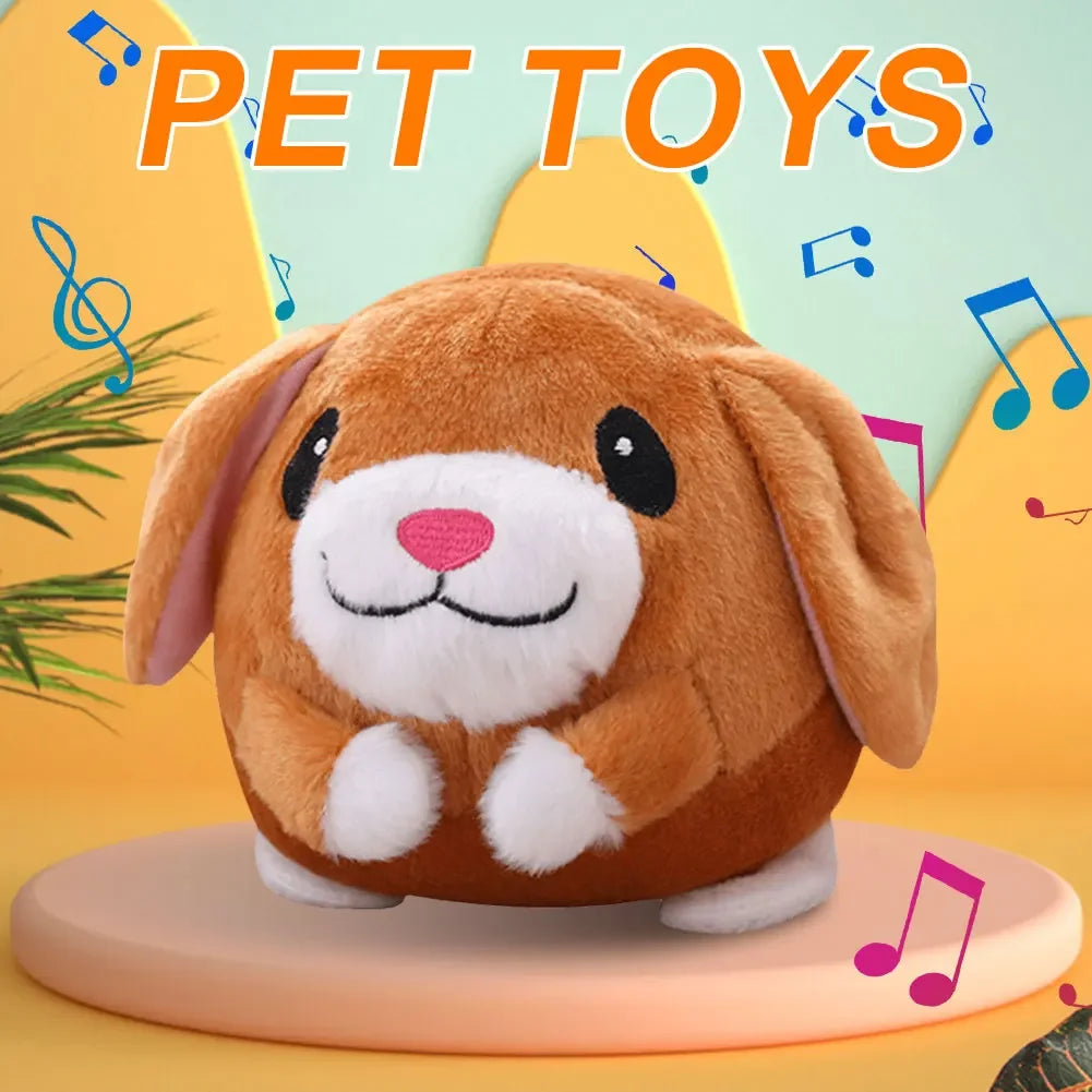 Interactive Electronic Bouncing Dog Toy Ball with Music