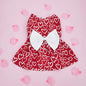 Valentine’s Day Pet Dress with Heart Design & Bow ❤️🐾