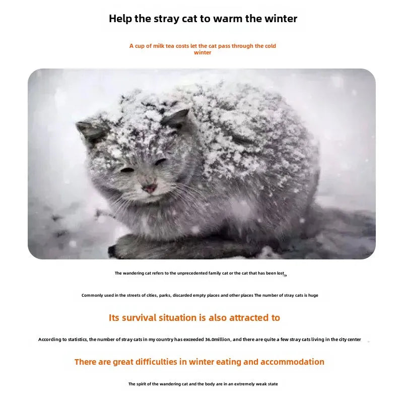 Waterproof Outdoor Pet House – Warm Foldable Sleeping Bed for Cats and Small Dogs