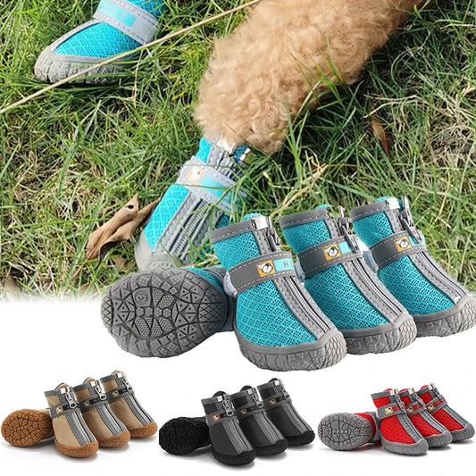 Non-Slip Warm Dog Shoes with Plush Protection 🐶