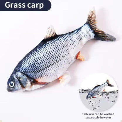 Interactive Electric Floppy Fish Toy for Cats & Dogs