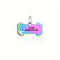 Bone Shaped Personalized Pet ID Tag for Dogs & Cats – Anti-Lost Collar Pendant with Free Engraving