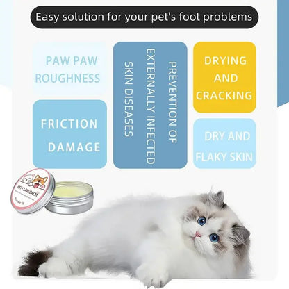 Pet Paw & Nose Balm 50g – Moisturizing Protection for Cats & Dogs