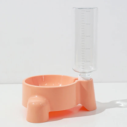 Automatic Pet Water Dispenser – Single Bowl Drinking Bottle for Cats & Puppies 🐾