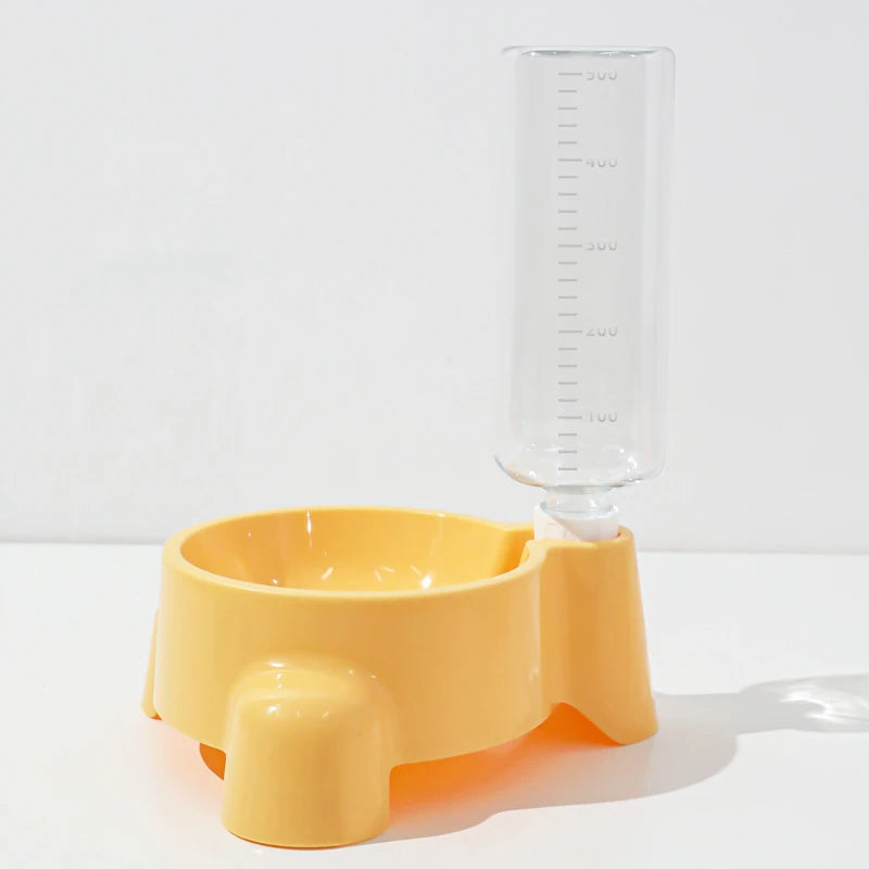 Automatic Pet Water Dispenser – Single Bowl Drinking Bottle for Cats & Puppies 🐾