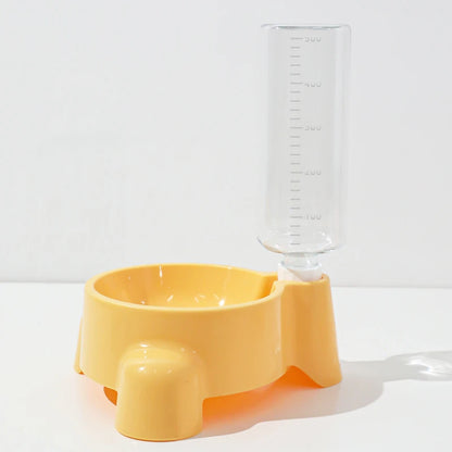 Automatic Pet Water Dispenser – Single Bowl Drinking Bottle for Cats & Puppies 🐾