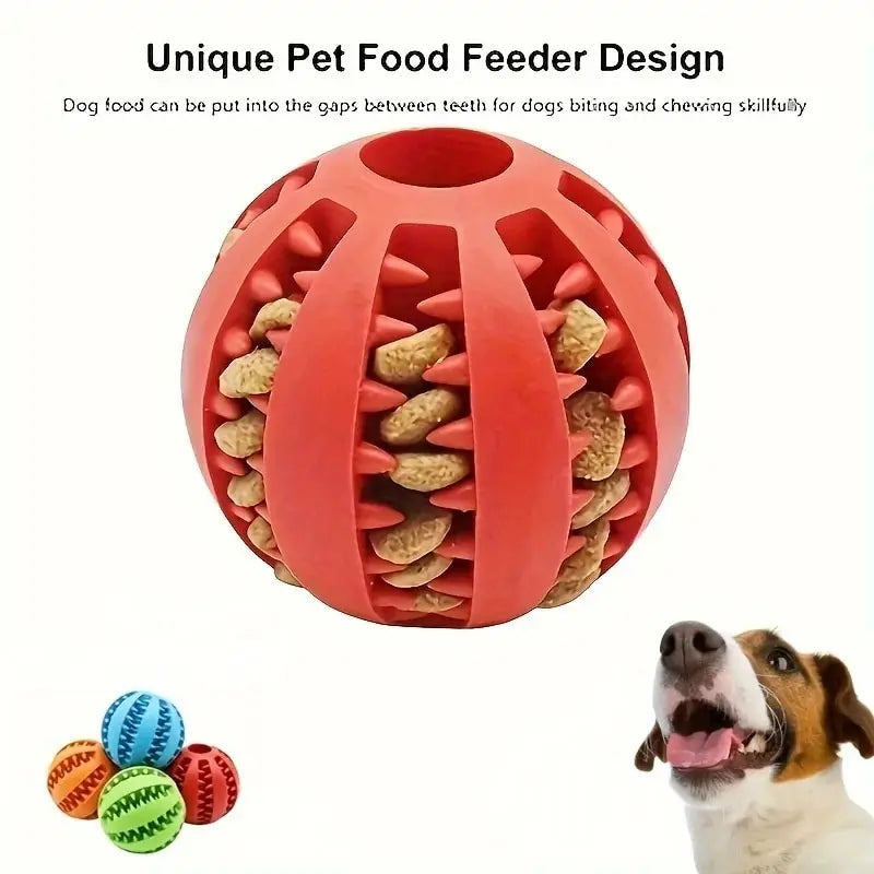 Interactive Dog Treat Ball Feeder