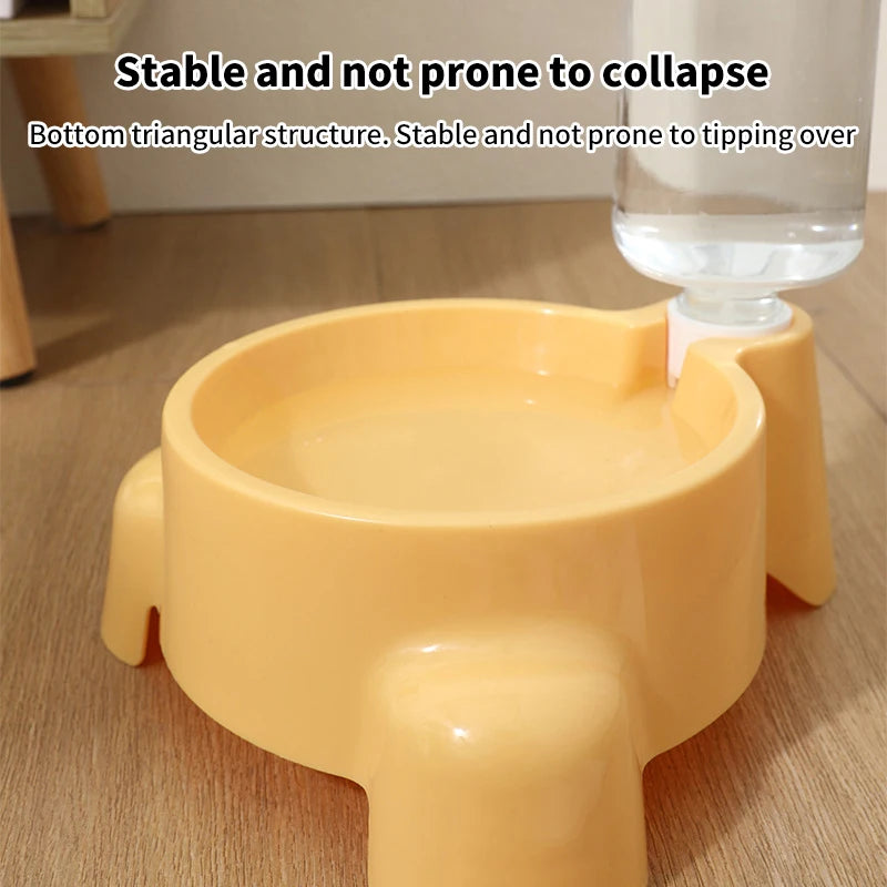Automatic Pet Water Dispenser – Single Bowl Drinking Bottle for Cats & Puppies 🐾