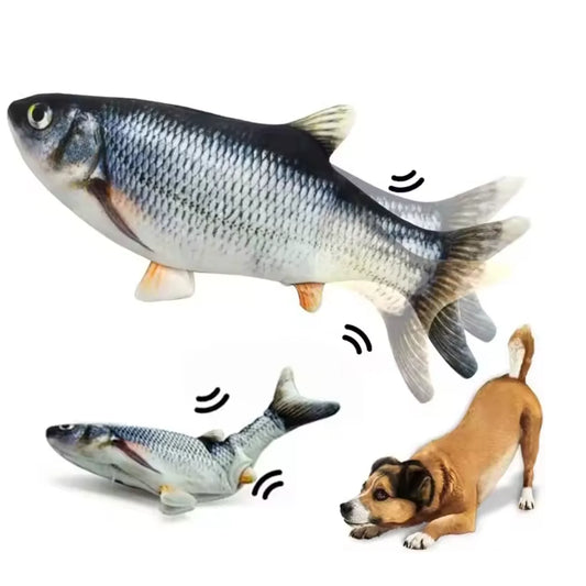 Interactive Electric Floppy Fish Toy for Cats & Dogs