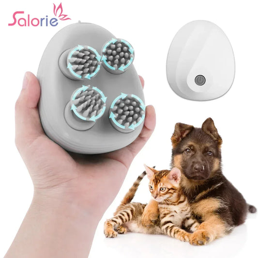 Electric Pet Head & Body Massager 🐾
