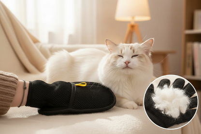 Reusable Pet Hair Removal Glove – Dogs & Cats, Removes Hair from Carpets, Sofas & Clothes.